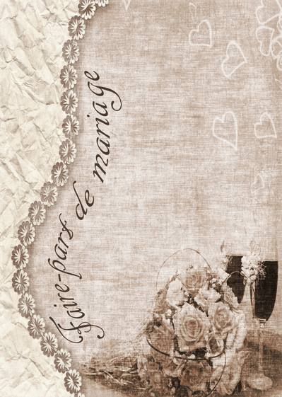 ancien faire-part mariage
